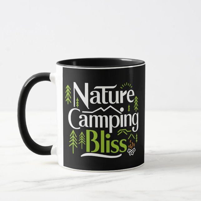 Nature camping Bliss, Camping Paradise Mugg (Vänster)