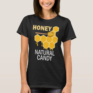 Nature Candy Wildlife Bees Honeycomb Candy T Shirt