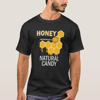 Nature Candy Wildlife Bees Honeycomb Candy T Shirt