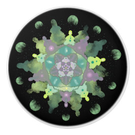 Nature Child Mandala Mönster Knopp