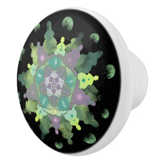 Nature Child Mandala Mönster Knopp