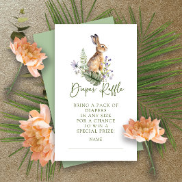 Nature Delight Bunny Diaper Raffle-höljeskort Tilläggskort