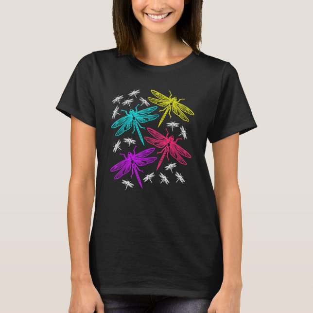 Nature Dragonfly Women Gift Dragonfly T Shirt (Framsida)