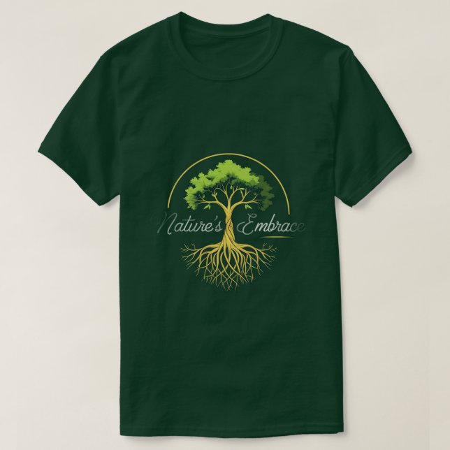Nature Embrace T-Shirt – Eco-Inspired Graphic (Design framsida)