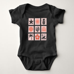 Nature frimärke collage t shirt