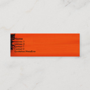 Nature Girl Poppy Business/Profile Card Mini Visitkort
