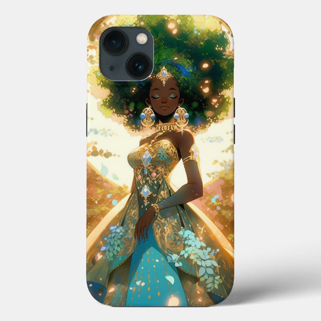 Nature Goddess African American Fantasy Art (Baksida)