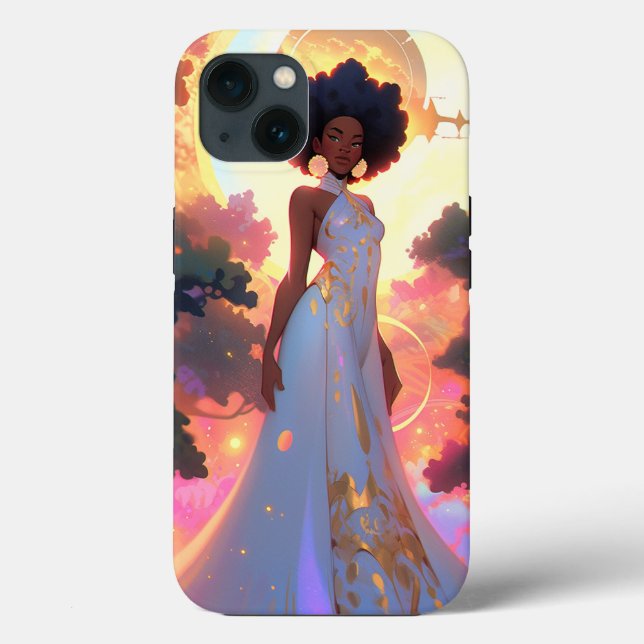 Nature Goddess African American Fantasy Art (Baksida)