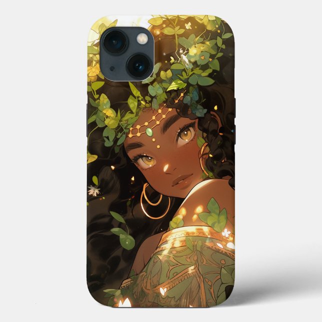 Nature Goddess African American Fantasy Art (Baksida)
