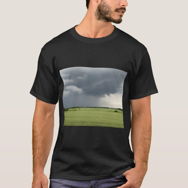 Nature Grass Design Logo – Feel the Freshness of  T Shirt (Framsida)
