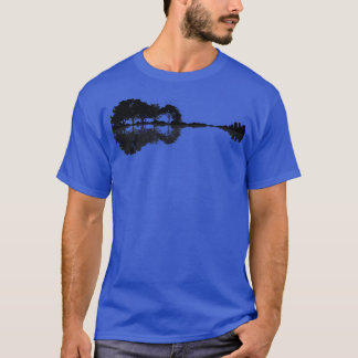 Nature guitar Black T Shirt