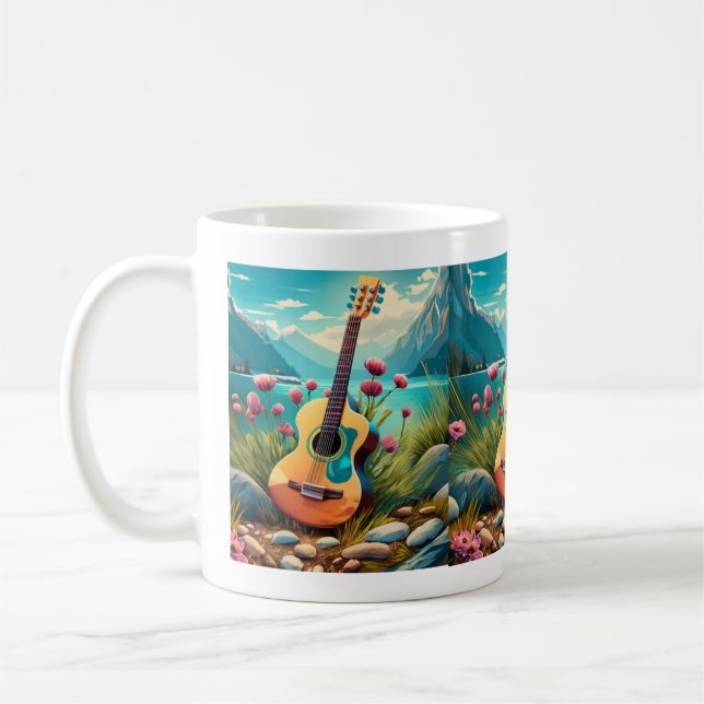 Nature Guitar Kaffemugg (Vänster)