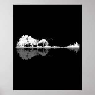 Nature Guitar Poster