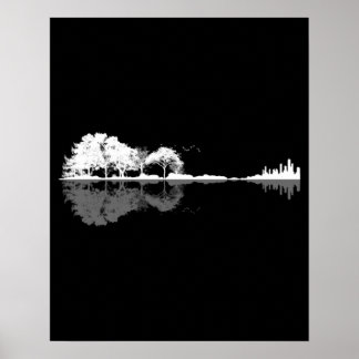 Nature Guitar Poster