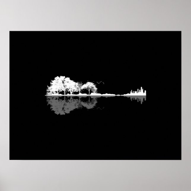 Nature Guitar Poster (Framsidan)
