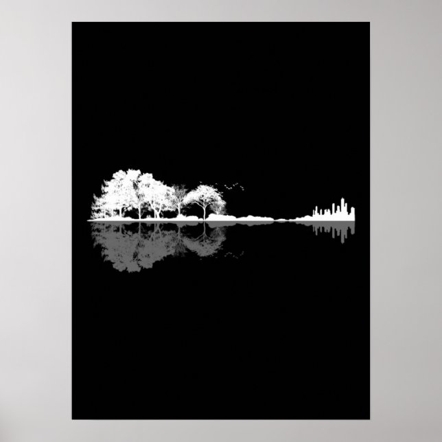 Nature Guitar Poster (Framsidan)