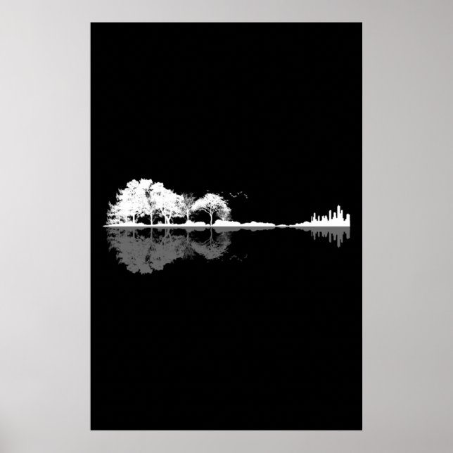Nature Guitar Poster (Framsidan)
