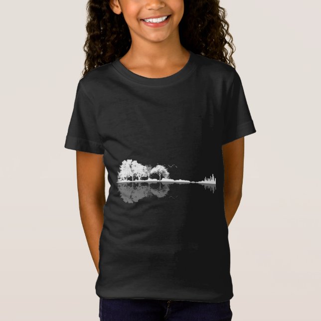 Nature Guitar T Shirt (Framsida)
