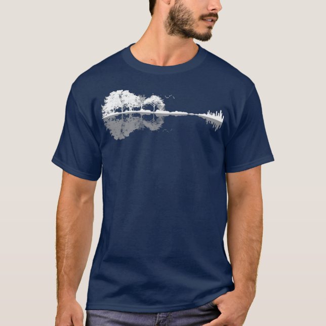 Nature Guitar T Shirt (Framsida)