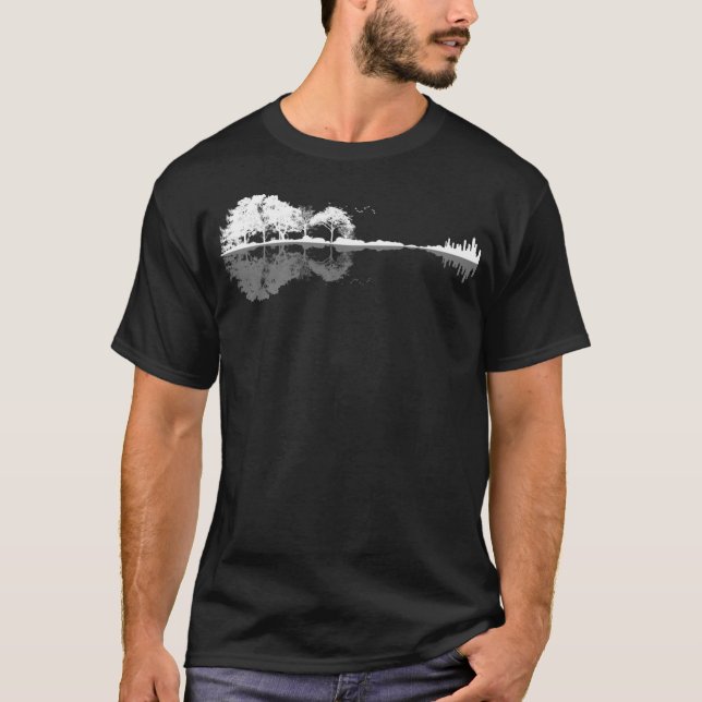 Nature Guitar T Shirt (Framsida)
