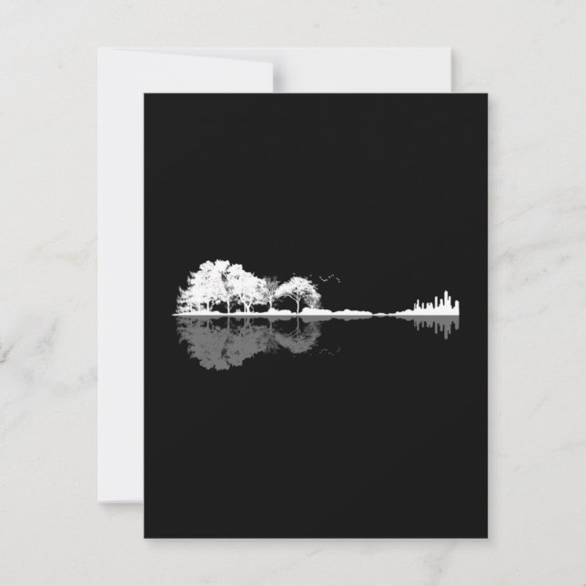 Nature Guitar Tack Kort (Framsida)