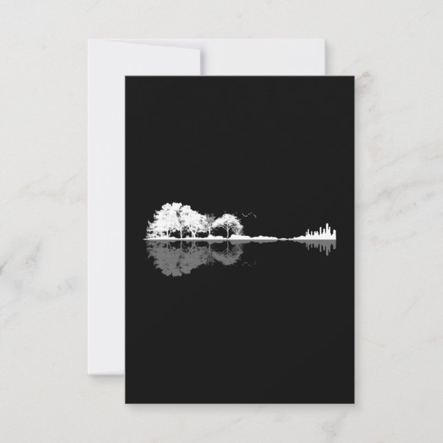 Nature Guitar Tack Kort (Framsida)