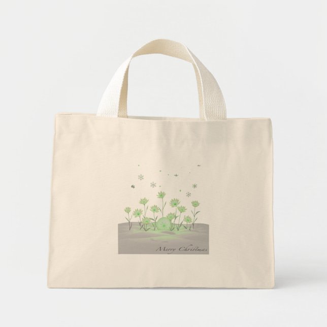 Nature Harmony Liten Canvasväska – JoyCrys Studio Mini Tygkasse (Framsidan)