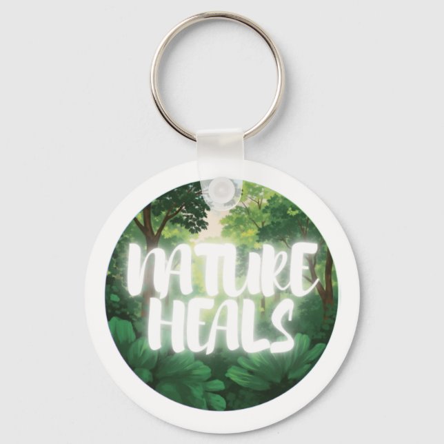 NATURE HEALS Nyckelring (Framsida)
