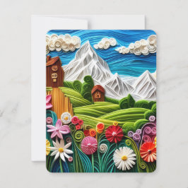 Nature Helgdag Card Julkort