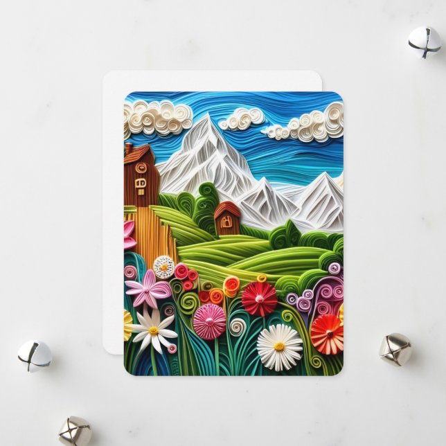 Nature Helgdag Card Julkort (Fram/Back In Situ)