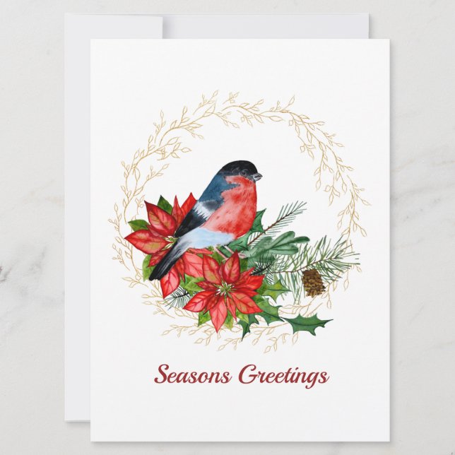 Nature Helgdag WAN Flat Helgdag Card Julkort (Framsida)