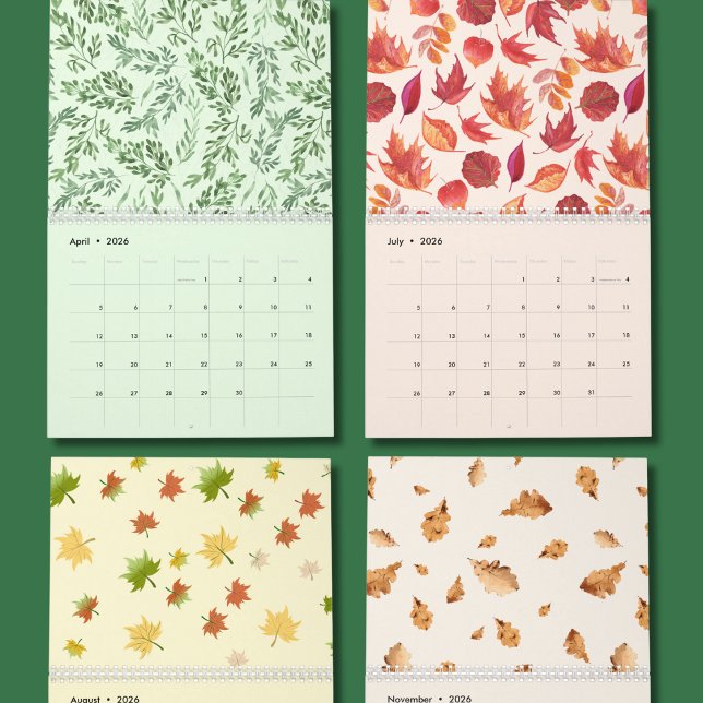 Nature-Inspired Botanical Art Wall Calendar Kalender (Skapare uppladdad)
