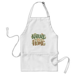 Nature Is Home Eco Kitchen Apron Förkläde