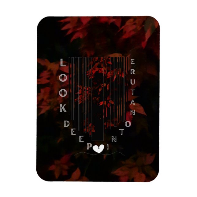 Nature Kärlek Modern Magnet (Vertikal)