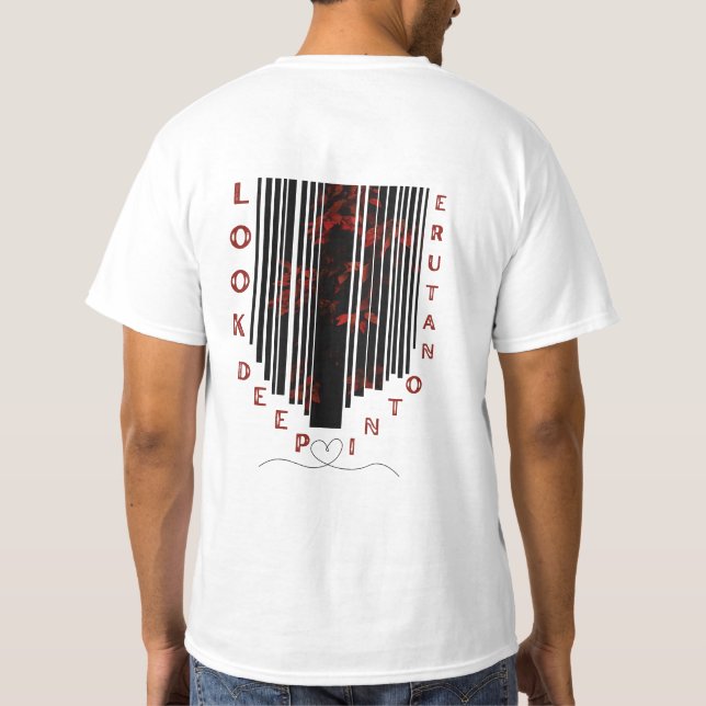 Nature Kärlek Modern T Shirt (Baksida)