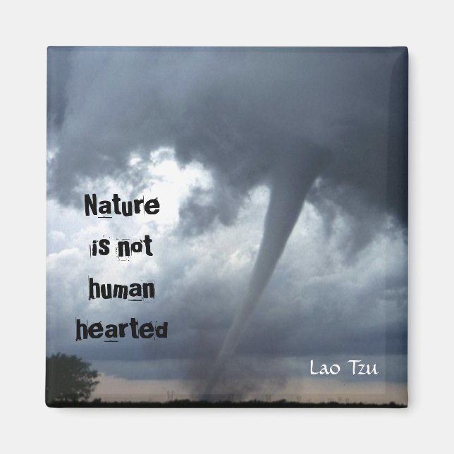 Nature Lao Tzu Quote Magnet (Framsidan)