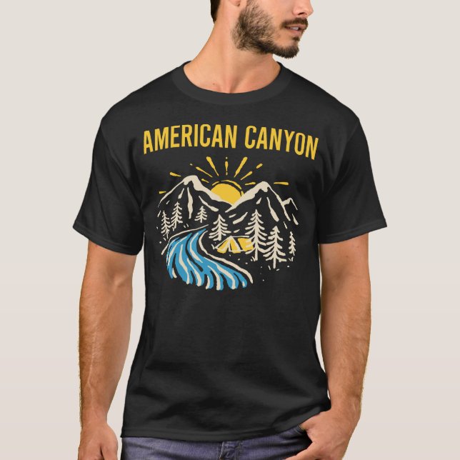 Nature Ligcape American Canyon T Shirt (Framsida)
