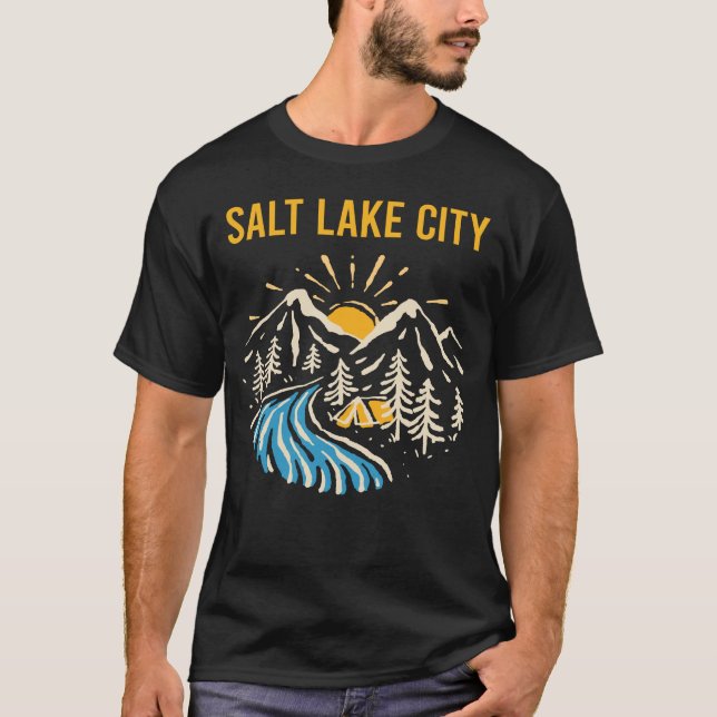 Nature Ligcape Salt Sjö City T Shirt (Framsida)