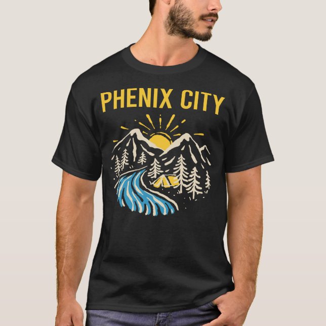 Nature liggande Fhenix City T Shirt (Framsida)