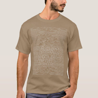 Nature Linjer White av Tobe Fonseca T Shirt