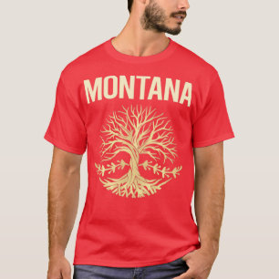 Nature Livets träd State Montana T Shirt