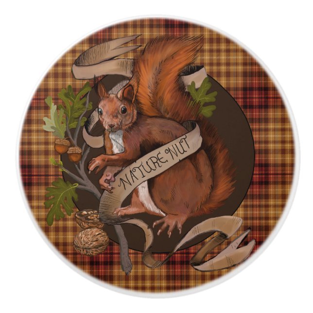Nature Nöt Squirrel Knopp (Framsidan)
