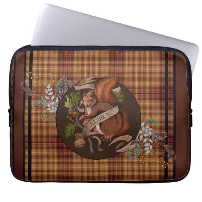 Nature Nöt Squirrel Laptop Fodral (Framsidan)