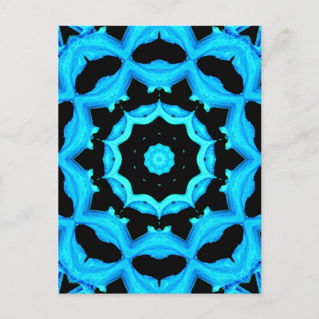 NATURE OCEAN BLUE VYKORT (Framsida)