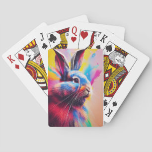 Nature of Rabbit Bunny Animal Discovery Äventyr Casinokort