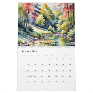 Nature Paintings Calendar Kalender