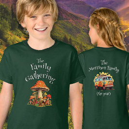 Nature Personalize Boy Retro Family Reunion T Shirt