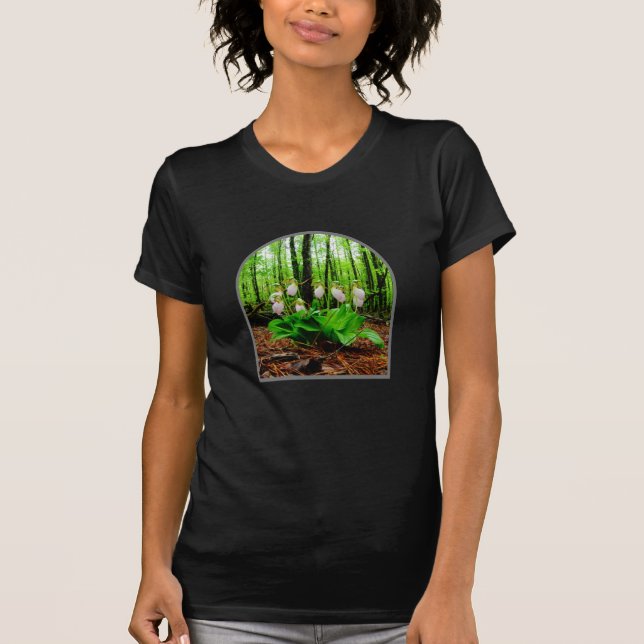 Nature Photo Rosa Flowers Orchid Sjö Arrowhad GA T Shirt (Framsida)