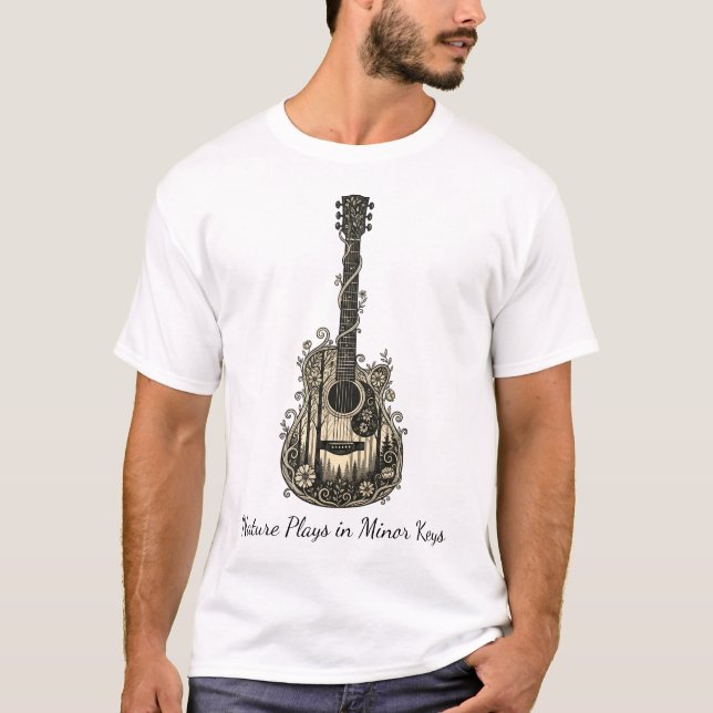 Nature Plays in Minor Keys T Shirt (Framsida)