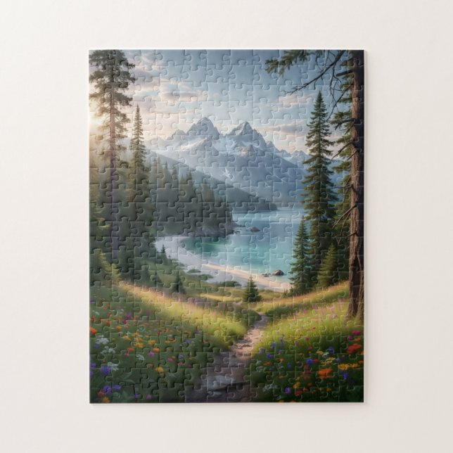 nature puzzle pussel (Vertikal)